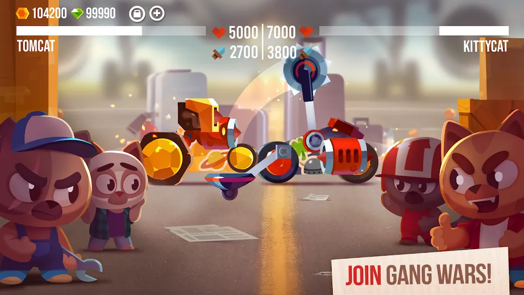 CATS: Crash Arena Turbo Stars (Кэтс) [МОД: Все открыто, Дополнительные деньги и Меню MOD] Screenshot 4