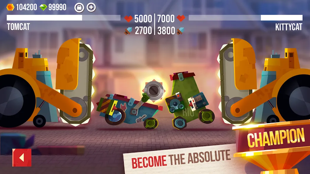 CATS: Crash Arena Turbo Stars (Кэтс) [МОД: Все открыто, Дополнительные деньги и Меню MOD] Screenshot 5