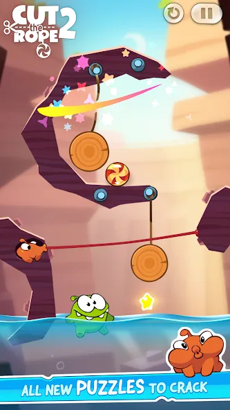 Cut the Rope 2 (Кат зе Роуп 2) [МОД: Деньги, Монеты и Меню MOD] Screenshot 3