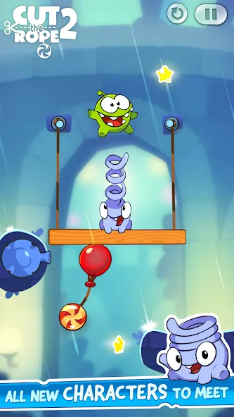 Cut the Rope 2 (Кат зе Роуп 2) [МОД: Деньги, Монеты и Меню MOD] Screenshot 4