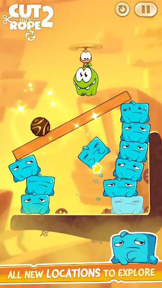 Cut the Rope 2 (Кат зе Роуп 2) [МОД: Деньги, Монеты и Меню MOD] Screenshot 5
