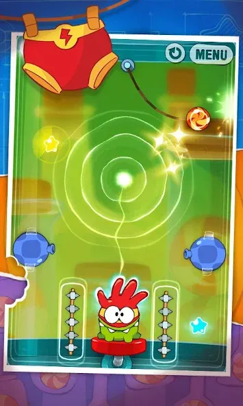 Cut the Rope: Experiments (Кат зе Роуп) [МОД: Деньги, Монеты и Меню MOD] Screenshot 3