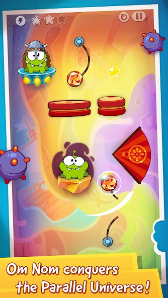 Cut the Rope: Time Travel (Сат зе Роуп) [МОД: Все открыто, Дополнительные деньги и Меню MOD] Screenshot 1