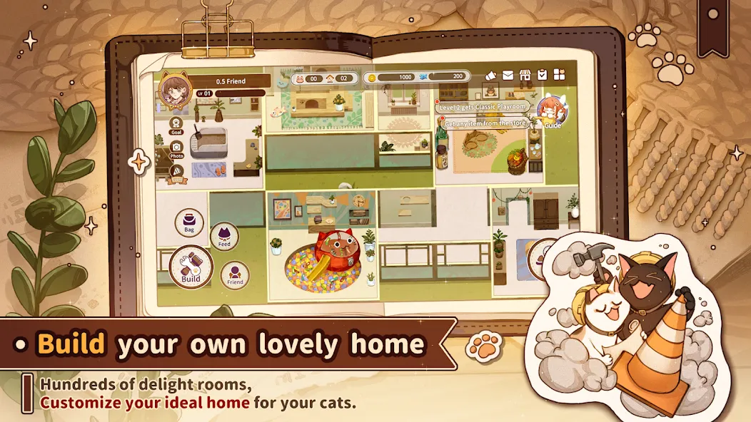 Losing Cats Way (Лузинг Кэтс Уэй) [МОД: Деньги, Монеты и Меню MOD] Screenshot 3