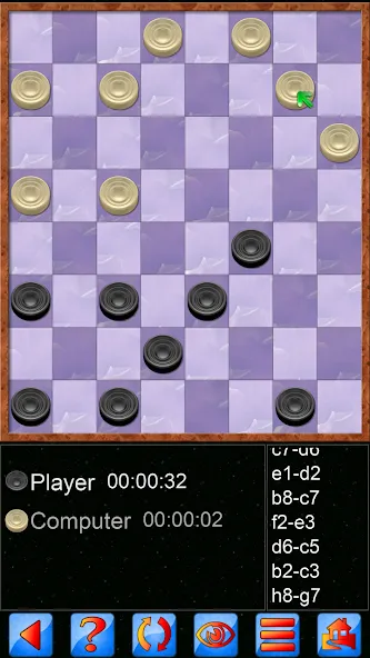 Checkers, draughts and dama [МОД: Меню, Бесконечные монеты и Открытые уровни] Screenshot 1