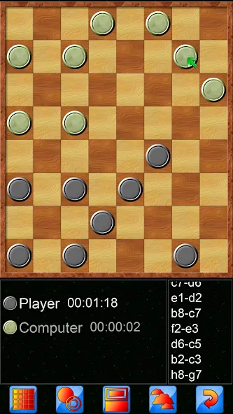 Checkers, draughts and dama [МОД: Меню, Бесконечные монеты и Открытые уровни] Screenshot 3