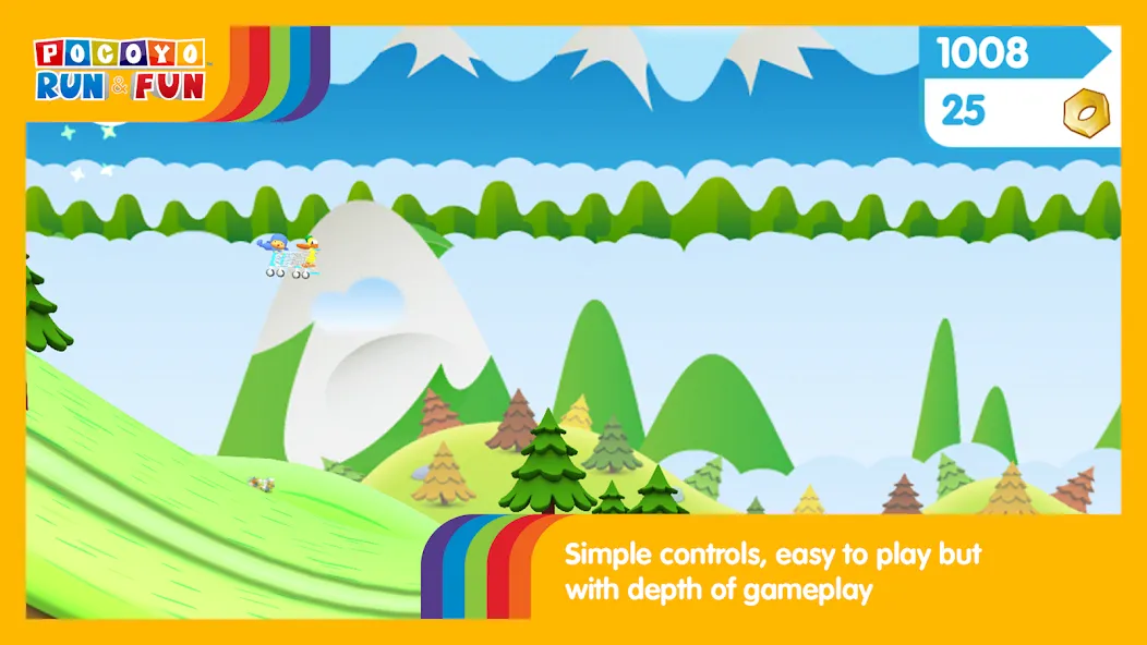 Pocoyo Run & Fun: Cartoon Jump [МОД: Меню, Бесконечные монеты и Открытые уровни] Screenshot 3