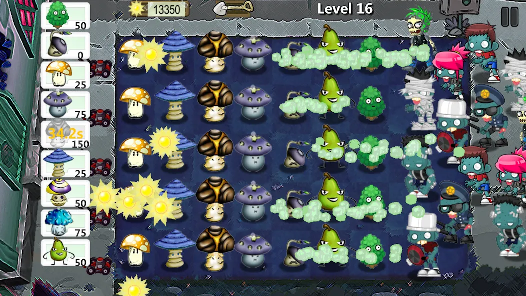 Plants' War [МОД: Меню, Бесконечные монеты и Открытые уровни] Screenshot 2