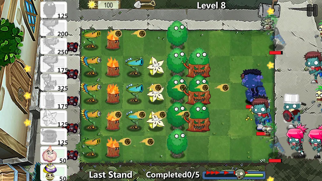 Plants' War [МОД: Меню, Бесконечные монеты и Открытые уровни] Screenshot 3
