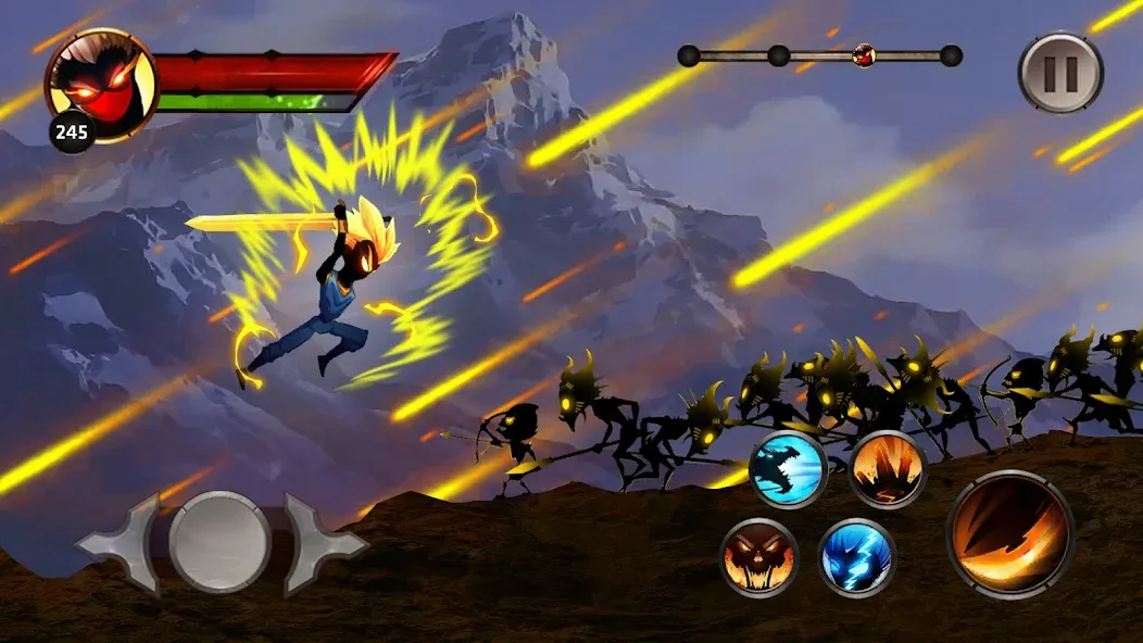 Stickman Legends Offline Games [МОД: Бесконечные деньги, Монеты и Мега MOD] Screenshot 4