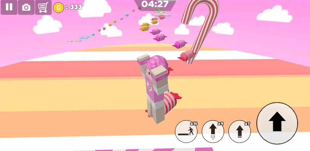 Candy Parkour Sweet girl (Кенди Паркур Свит грл) [МОД: Деньги, Монеты и Меню MOD] Screenshot 5