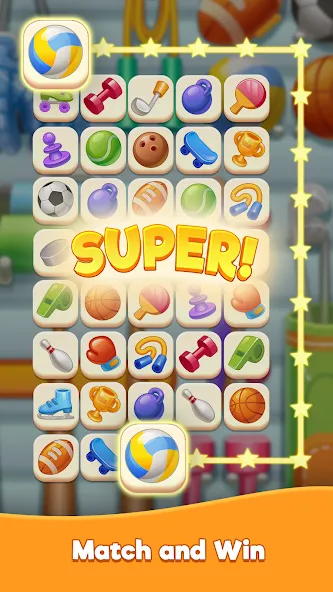 Tasty Match -  Zen Connect [МОД: Бесконечные деньги, Монеты и Мега MOD] Screenshot 3