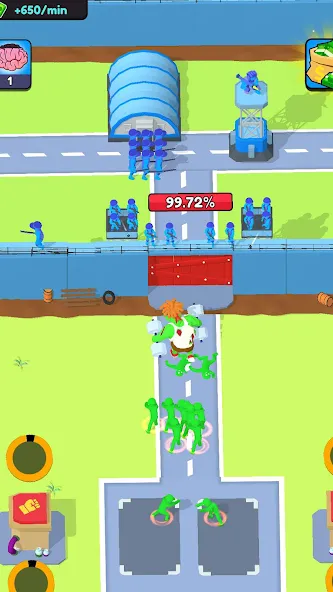 Zombie Factory Attack (Зомби Фабричное Нападение) [МОД: Много монет, Открытые уровни и Мега MOD] Screenshot 5