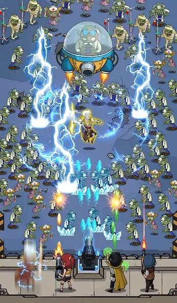 Zombie War Idle Defense Game (Зомби Война) [МОД: Бесконечные деньги, Монеты и Мега MOD] Screenshot 2