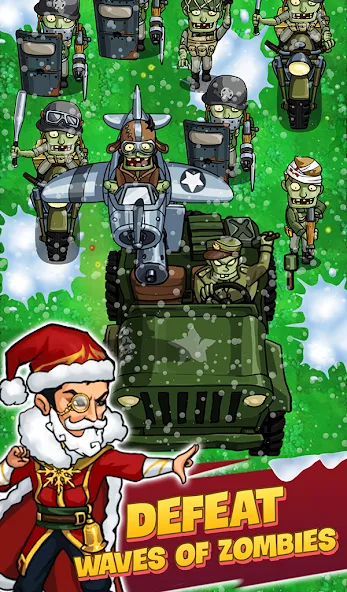 Zombie War Idle Defense Game (Зомби Война) [МОД: Бесконечные деньги, Монеты и Мега MOD] Screenshot 4