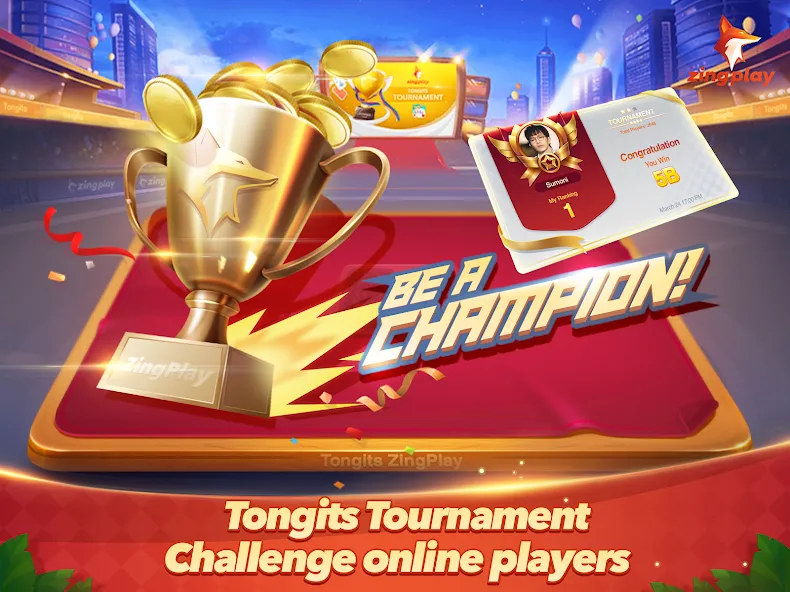Tongits ZingPlay-Fun Challenge (Тонгитс ЗингПлэй) [МОД: Много монет, Открытые уровни и Мега MOD] Screenshot 4