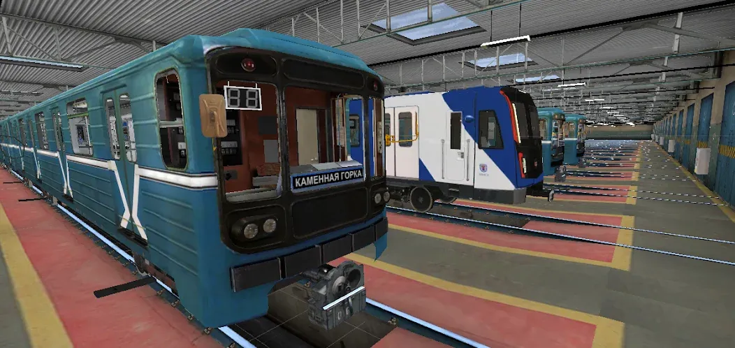 Minsk Subway Simulator [МОД: Много денег, Монет и Все открыто] Screenshot 1