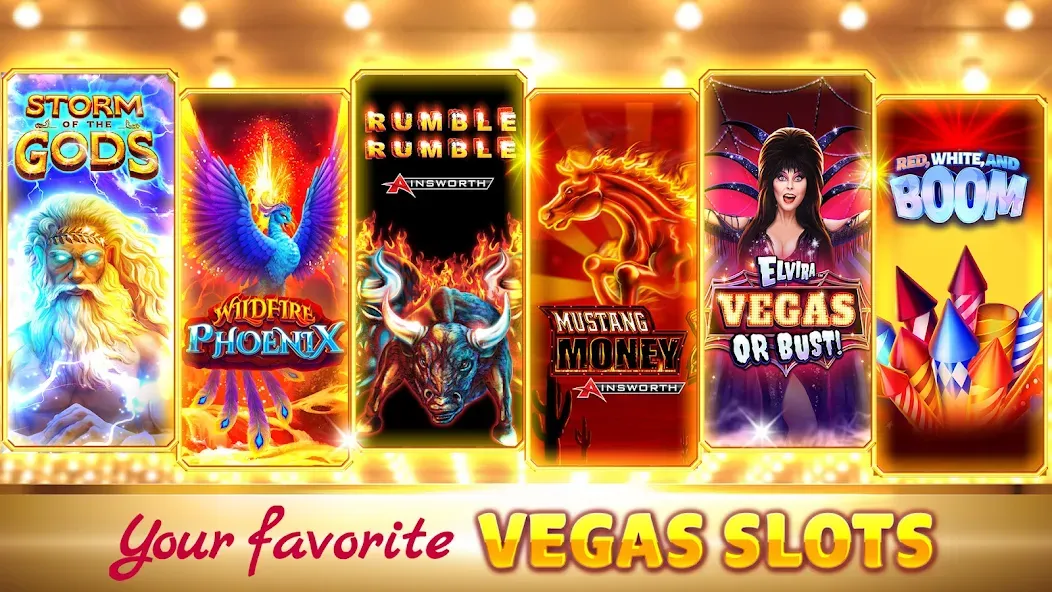 Hit it Rich! Casino Slots Game [МОД: Все открыто, Дополнительные деньги и Меню MOD] Screenshot 1