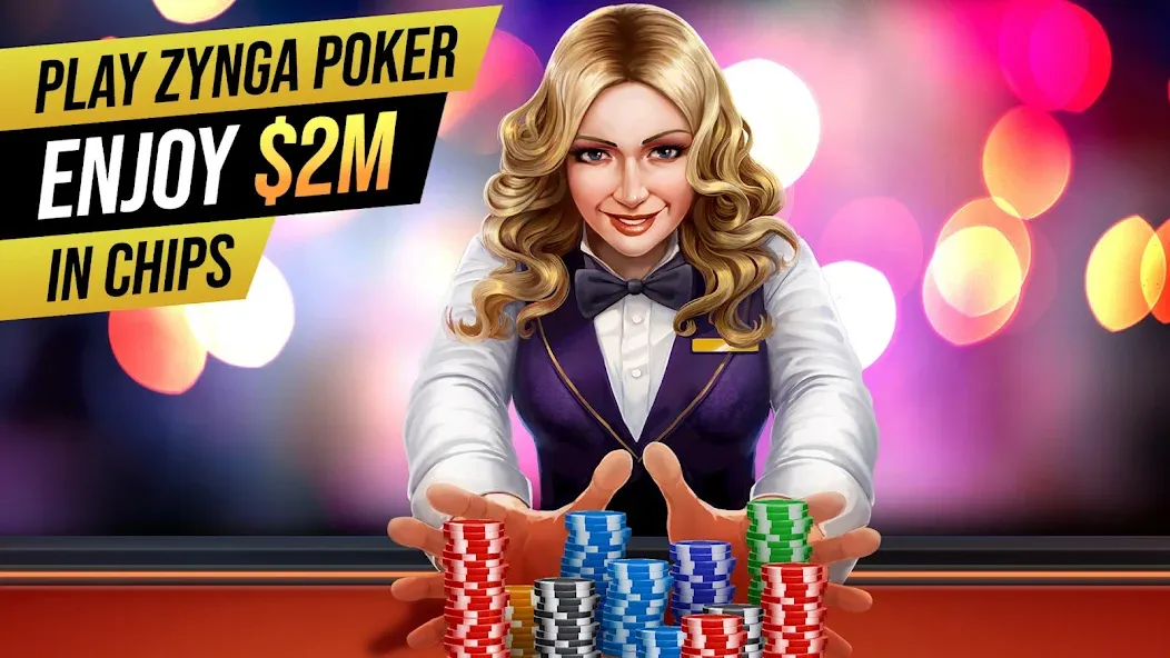 Zynga Poker ™ – Texas Holdem (Зинга Покер) [МОД: Все открыто, Дополнительные деньги и Меню MOD] Screenshot 2