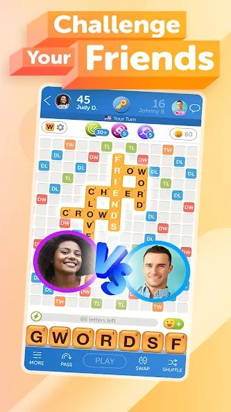 Words With Friends 2 Word Game (Вордс вит Френдс 2 Классик) [МОД: Все открыто, Дополнительные деньги и Меню MOD] Screenshot 2