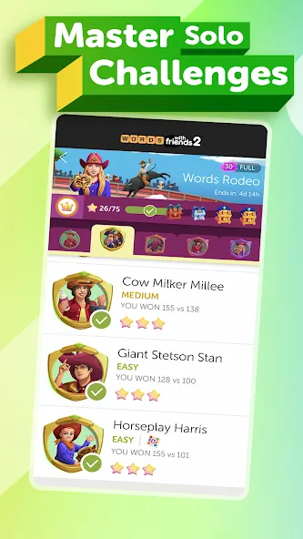 Words With Friends 2 Word Game (Вордс вит Френдс 2 Классик) [МОД: Все открыто, Дополнительные деньги и Меню MOD] Screenshot 4
