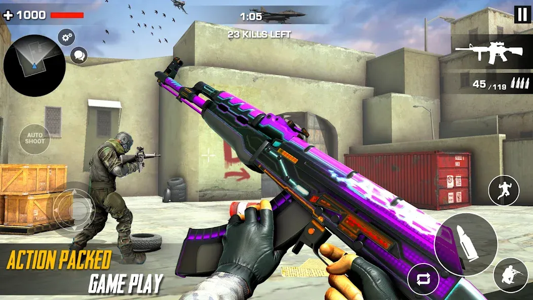 Cover Strike Ops FPS Gun Games [МОД: Много денег, Монет и Все открыто] Screenshot 3