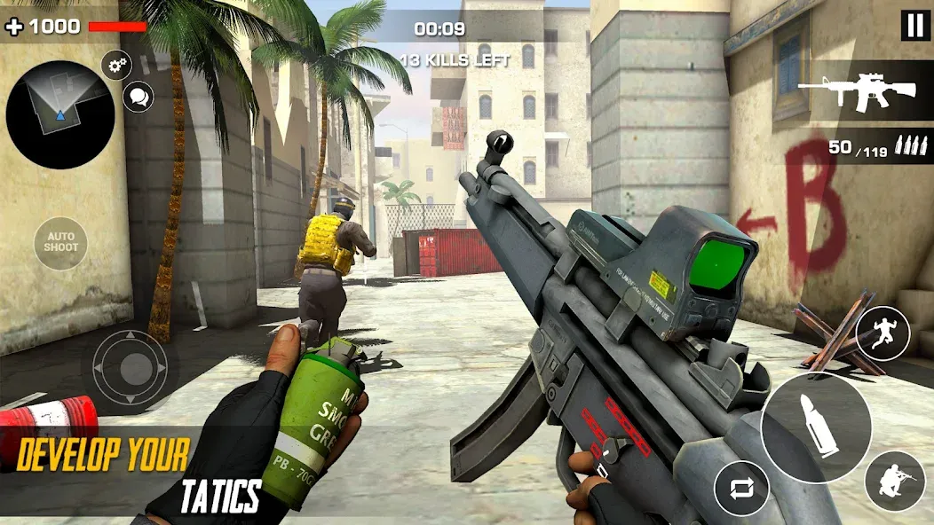 Cover Strike Ops FPS Gun Games [МОД: Много денег, Монет и Все открыто] Screenshot 4