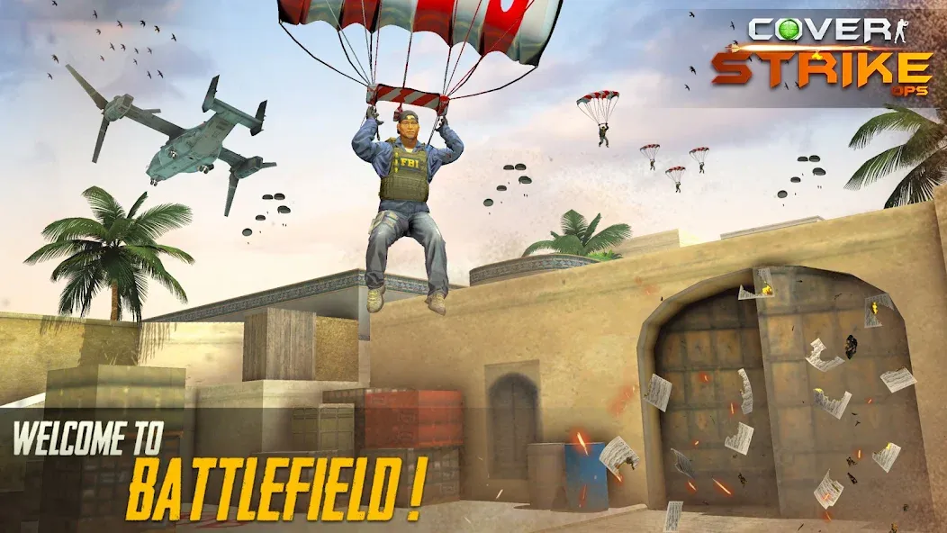 Cover Strike Ops FPS Gun Games [МОД: Много денег, Монет и Все открыто] Screenshot 5