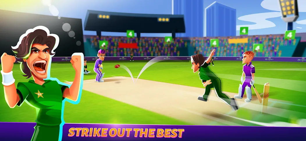 Hitwicket An Epic Cricket Game (Хитвикет) [МОД: Деньги, Монеты и Меню MOD] Screenshot 3