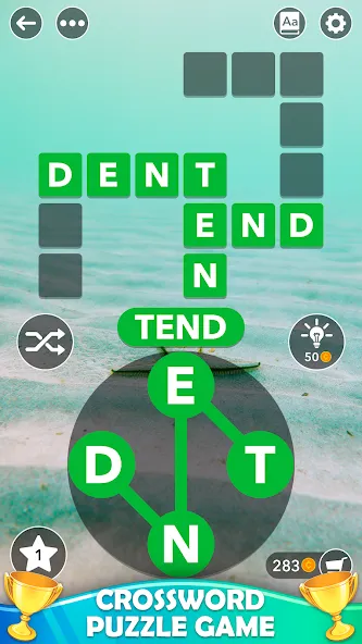 Word Cross: Offline Word Games [МОД: Много монет, Открытые уровни и Мега MOD] Screenshot 5