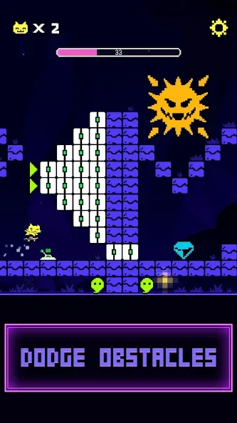 Underground Race - Arcade Game (Ритм Дэш) [МОД: Бесконечные деньги, Монеты и Мега MOD] Screenshot 1