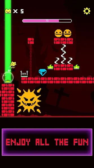 Underground Race - Arcade Game (Ритм Дэш) [МОД: Бесконечные деньги, Монеты и Мега MOD] Screenshot 2