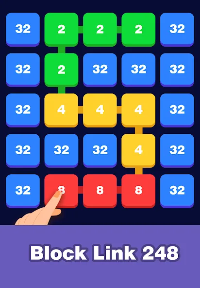 2248 Number block puzzle 2048 (Две тысячи двести сорок восемь) [МОД: Меню, Бесконечные монеты и Открытые уровни] Screenshot 2