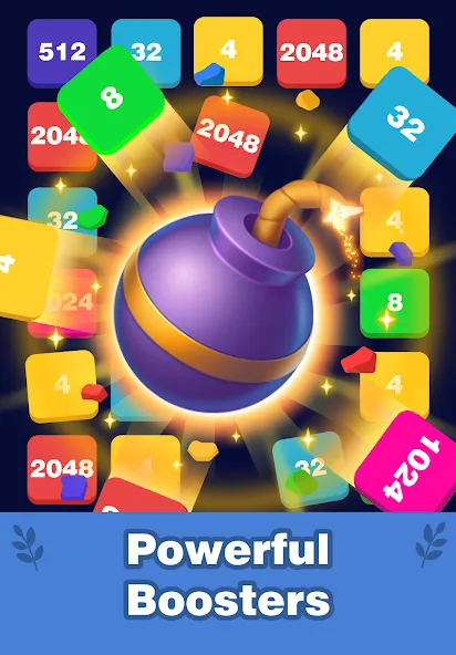 2248 Number block puzzle 2048 (Две тысячи двести сорок восемь) [МОД: Меню, Бесконечные монеты и Открытые уровни] Screenshot 5