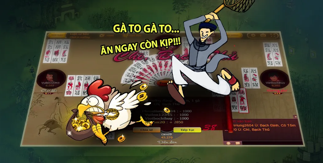 Chơi Đánh Chắn Online - An Nam [МОД: Много монет, Открытые уровни и Мега MOD] Screenshot 1