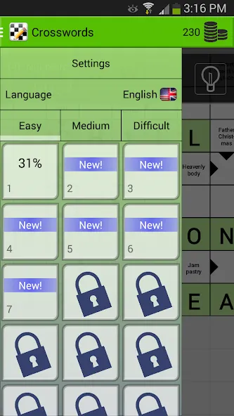 Crosswords [МОД: Много монет, Открытые уровни и Мега MOD] Screenshot 2