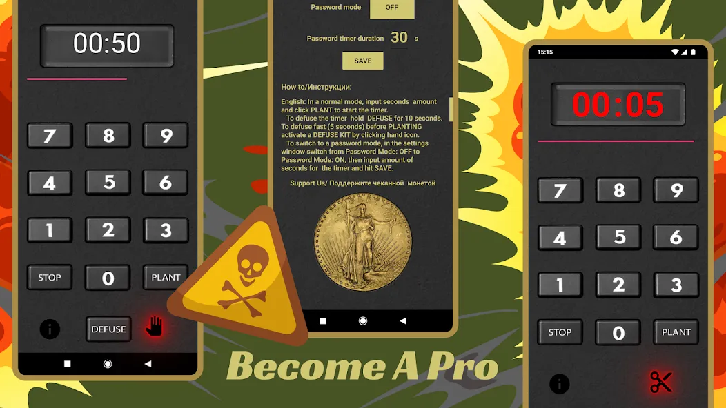 CS Timer (Си Эс Таймер) [МОД: Меню, Бесконечные монеты и Открытые уровни] Screenshot 5