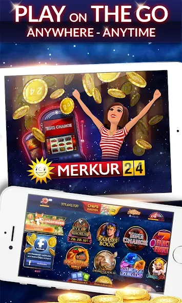 Merkur24 – Slots & Casino (Меркур24 Казино) [МОД: Бесконечные деньги, Монеты и Мега MOD] Screenshot 4