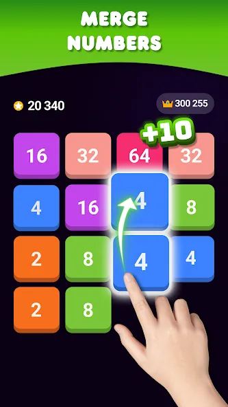 2048: Puzzle Game! Merge Block (Две тысячи сорок восемь) [МОД: Много монет, Открытые уровни и Мега MOD] Screenshot 1
