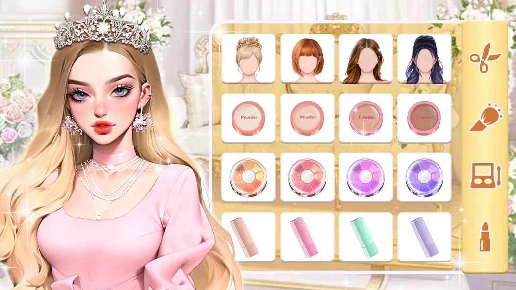 Makeup Stylist: Makeup Game (Сам сделай макияж) [МОД: Много денег, Монет и Все открыто] Screenshot 2
