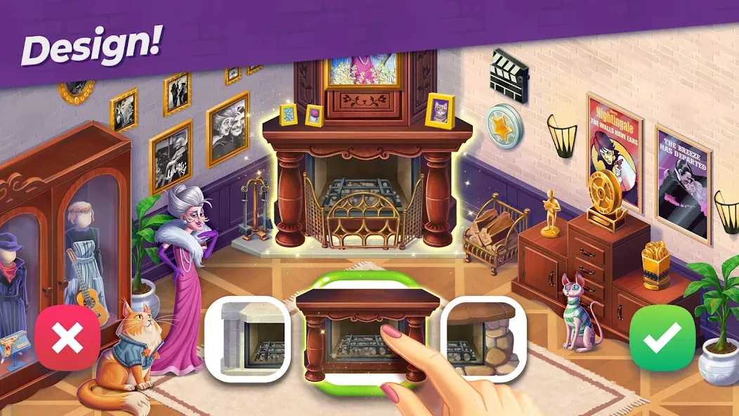 Penny & Flo: Home Renovation [МОД: Много монет, Открытые уровни и Мега MOD] Screenshot 4