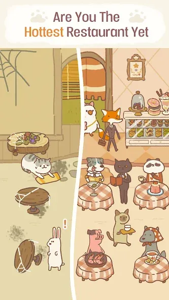 Animal Restaurant (Анимал Ресторан) [МОД: Бесконечные деньги, Монеты и Мега MOD] Screenshot 2