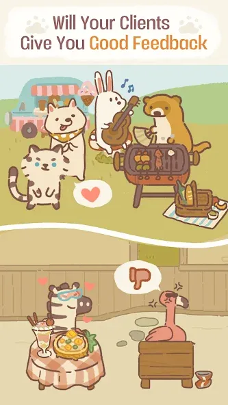 Animal Restaurant (Анимал Ресторан) [МОД: Бесконечные деньги, Монеты и Мега MOD] Screenshot 4