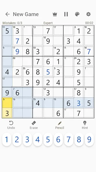 Killer Sudoku - Sudoku Puzzles [МОД: Много денег, Монет и Все открыто] Screenshot 4