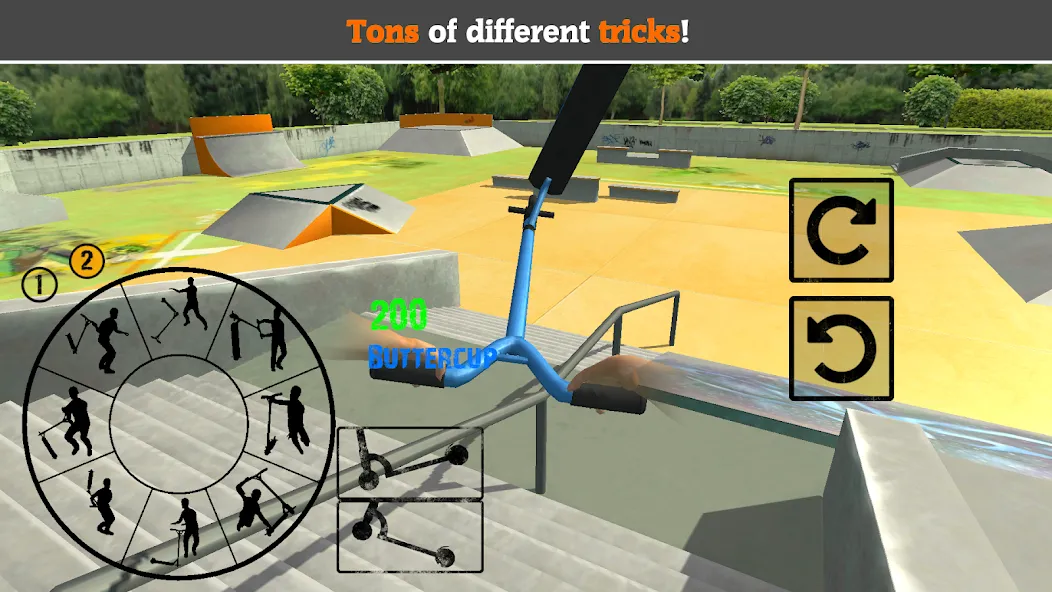 Scooter FE3D 2 (Скутер ФЭ3Д 2) [МОД: Меню, Бесконечные монеты и Открытые уровни] Screenshot 4