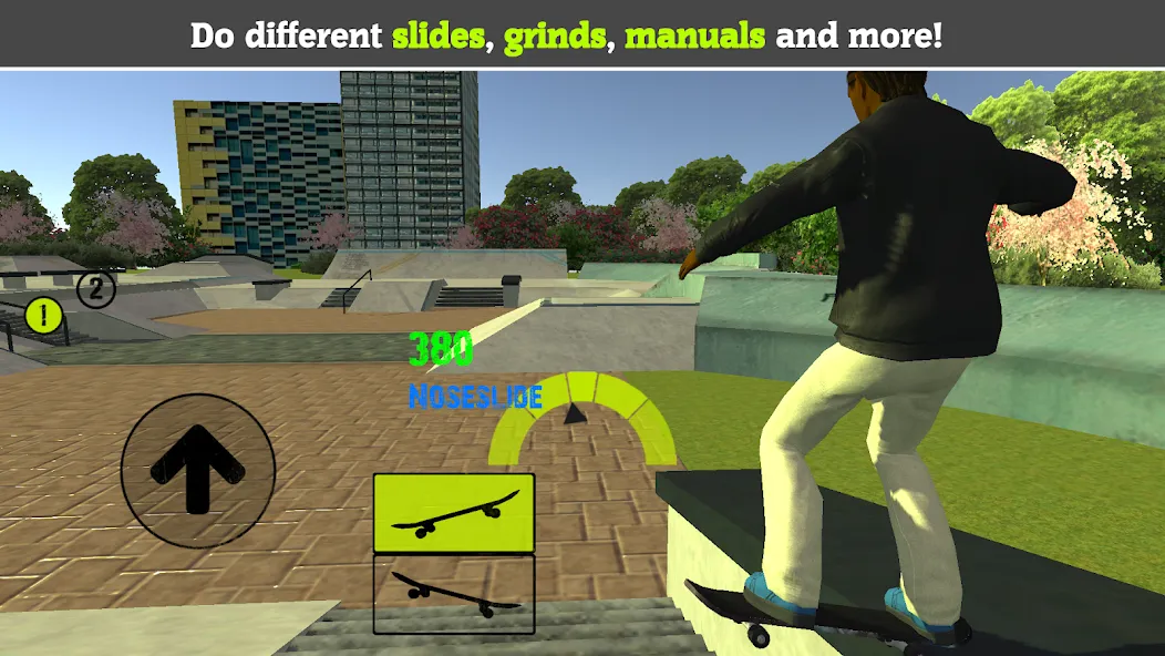 Skateboard FE3D 2 (Скейтборд 3D 2) [МОД: Много денег, Монет и Все открыто] Screenshot 1