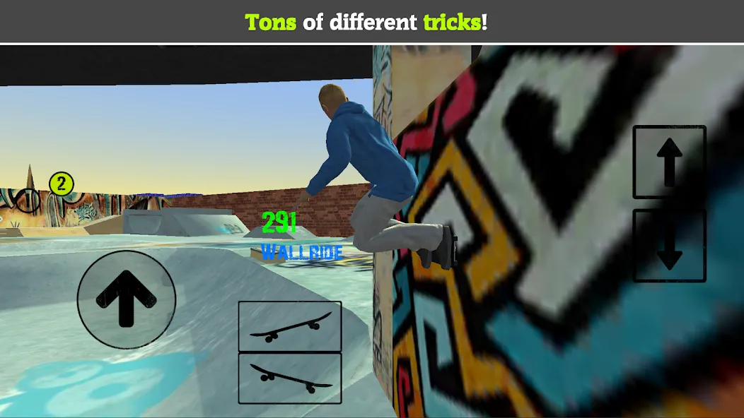 Skateboard FE3D 2 (Скейтборд 3D 2) [МОД: Много денег, Монет и Все открыто] Screenshot 2
