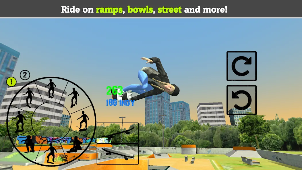Skateboard FE3D 2 (Скейтборд 3D 2) [МОД: Много денег, Монет и Все открыто] Screenshot 5
