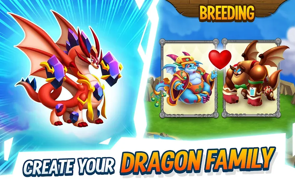 Dragon City: Mobile Adventure [МОД: Деньги, Монеты и Меню MOD] Screenshot 5