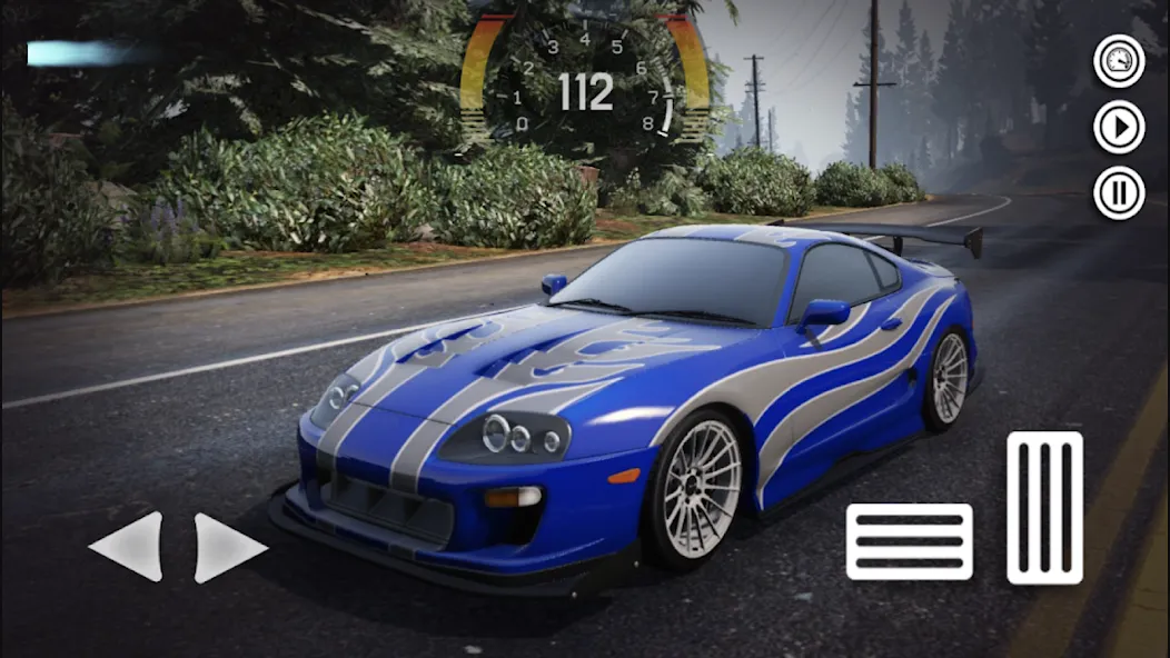 Tokyo Supra Drift Simulator [МОД: Деньги, Монеты и Меню MOD] Screenshot 2